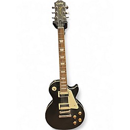 Used Epiphone Les Paul Traditional Pro IV Black Solid Body Electric Guitar