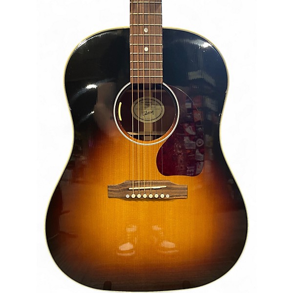 Used 2022 Gibson J45 Standard 2 Tone Sunburst Acoustic Electric Guitar