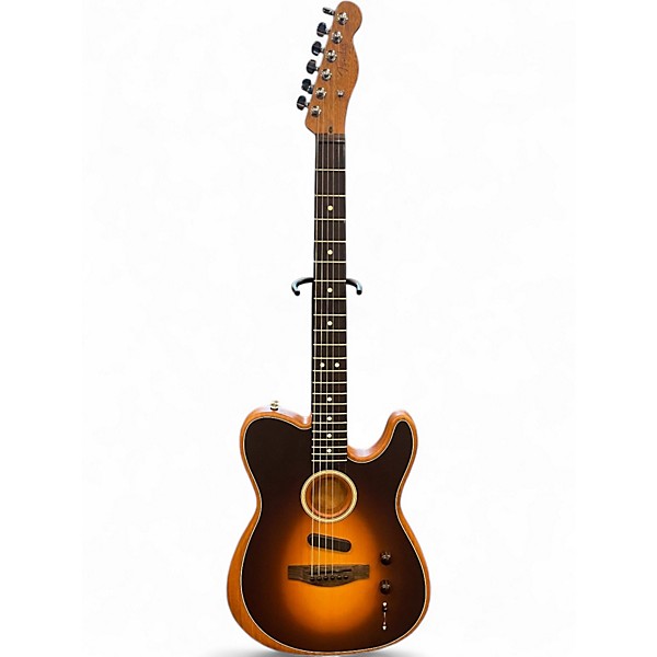 Used Fender Acoustasonic Player Telecaster 3 Tone Sunburst