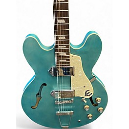 Used Epiphone CASINO WORN Blue Hollow Body Electric Guitar