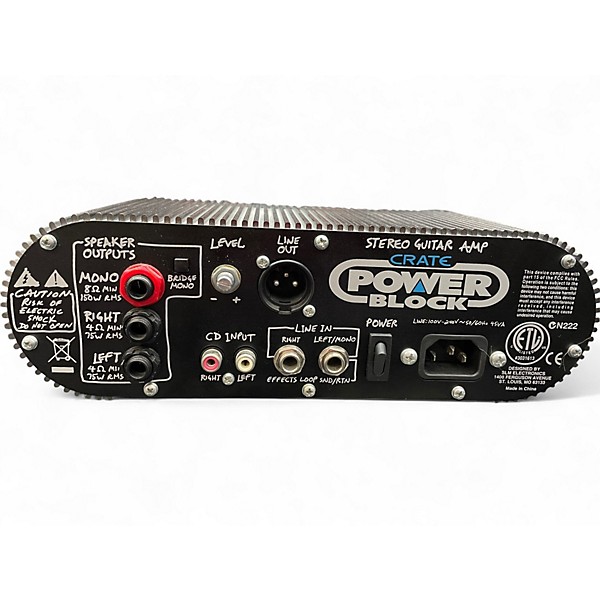 Used Crate CPB150 Powerblock Solid State Guitar Amp Head