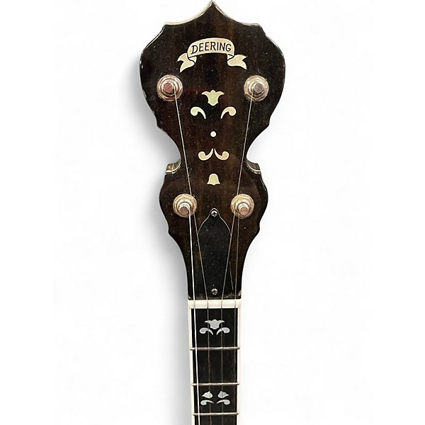 Used Deering Maple Blossom Professional Brown Banjo