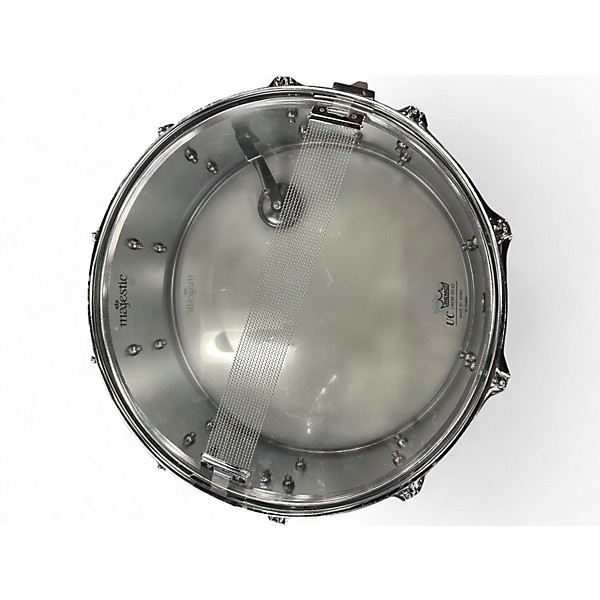Used Majestic 14in snare Chrome Drum
