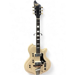 Vintage 1965 Supro Val Trol White Solid Body Electric Guitar