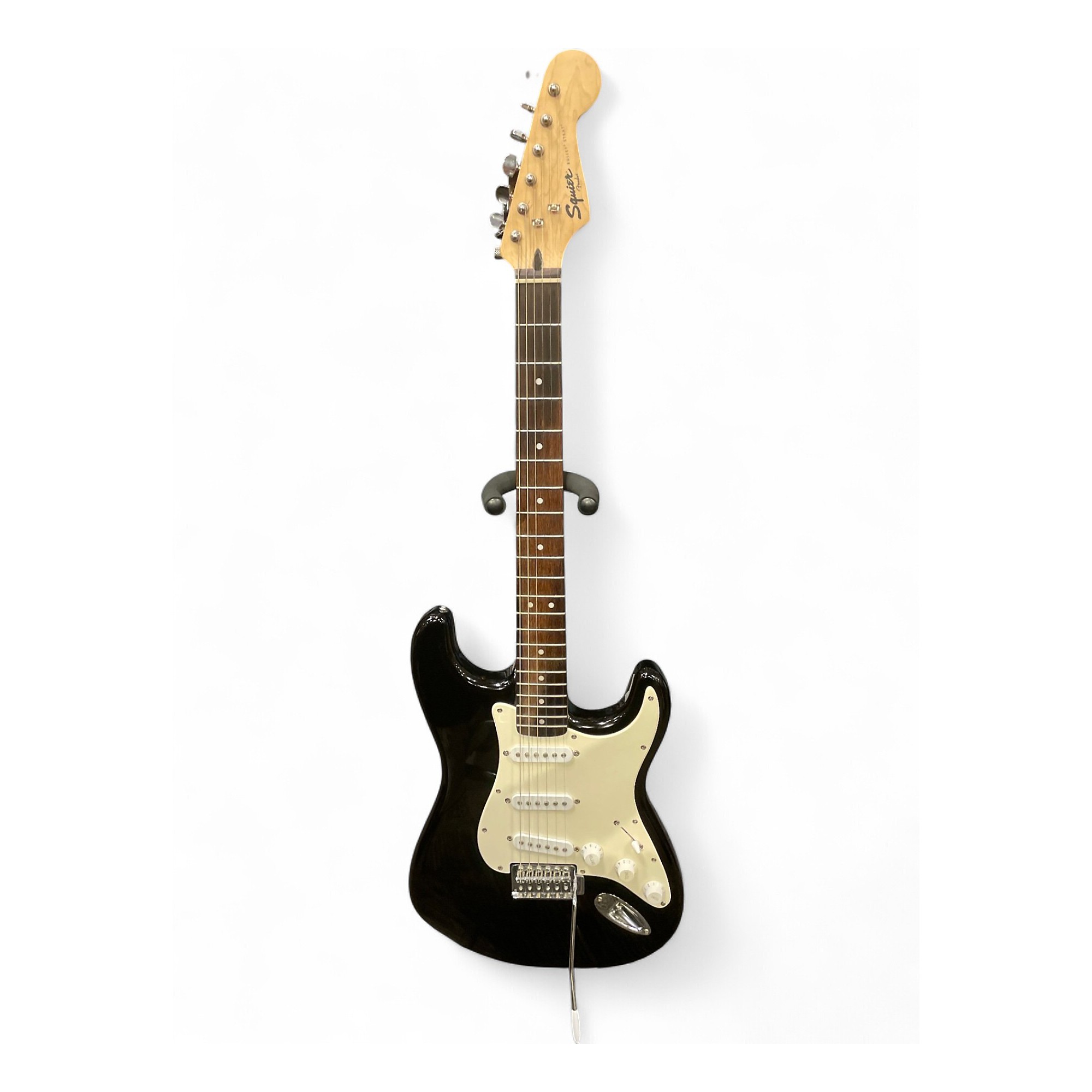 Used Squier Bullet Stratocaster Black Solid Body Electric