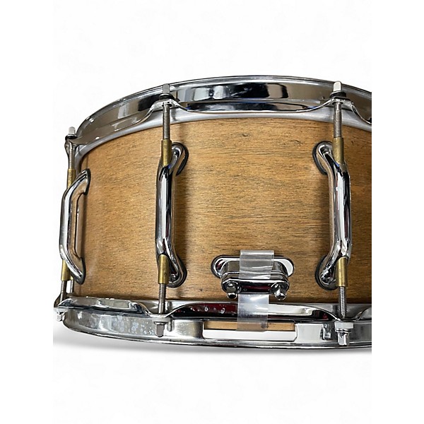Used Pearl 6X14 Sensitone Snare Natural Drum