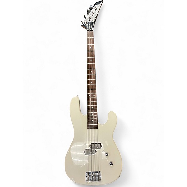 Used Charvette By Charvel 400 SERIES WHITE Electric Bass Guitar