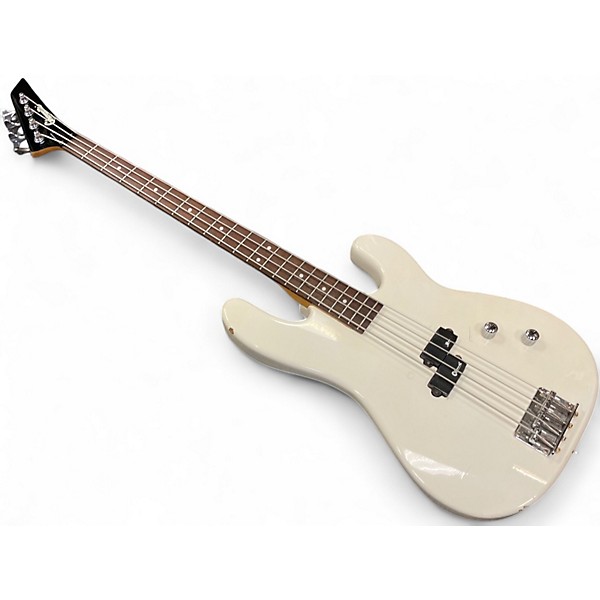Used Charvette By Charvel 400 SERIES WHITE Electric Bass Guitar