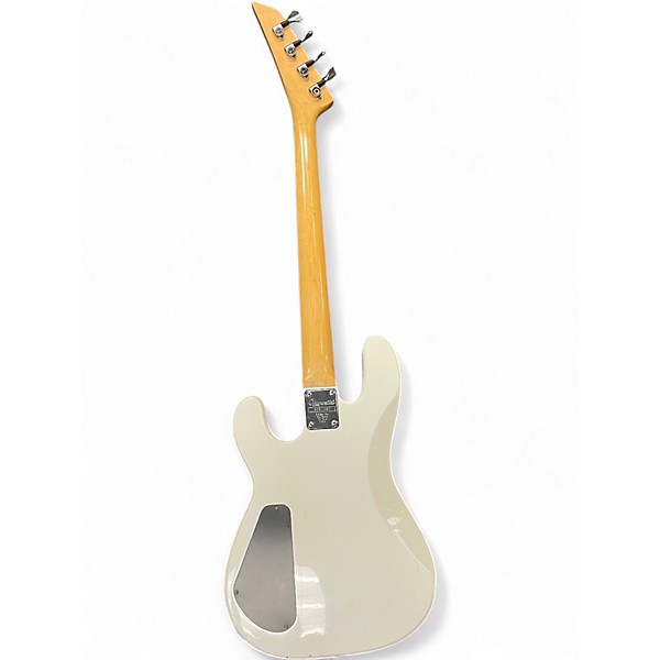 Used Charvette By Charvel 400 SERIES WHITE Electric Bass Guitar