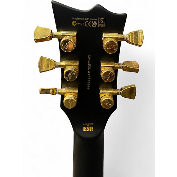 Used ESP EC1000 Black Solid Body Electric Guitar