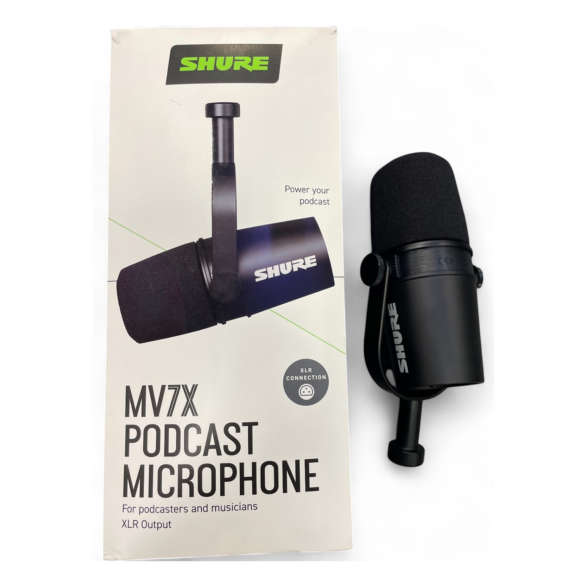 SHURE ダイナミックマイク MV7X Used Shure MV7X Dynamic Microphone | Guitar Center