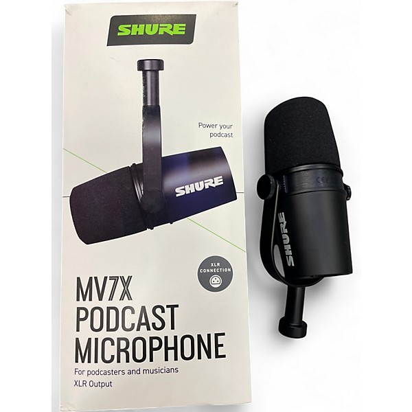 Used Shure MV7X Dynamic Microphone