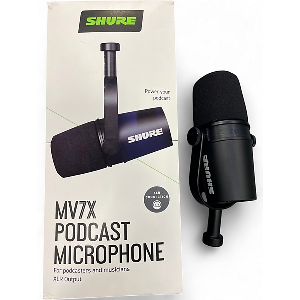 Used Shure MV7X Dynamic Microphone