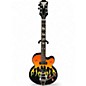 Used Epiphone flamekat Black Hollow Body Electric Guitar thumbnail