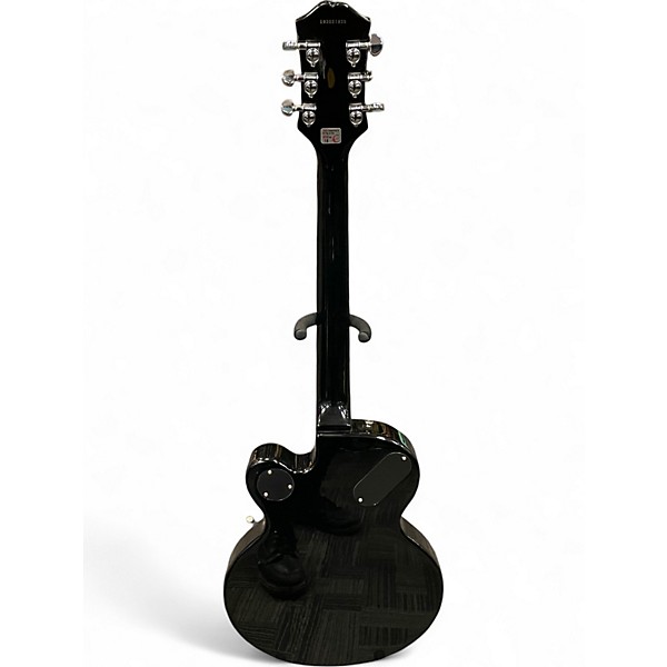 Used Epiphone flamekat Black Hollow Body Electric Guitar