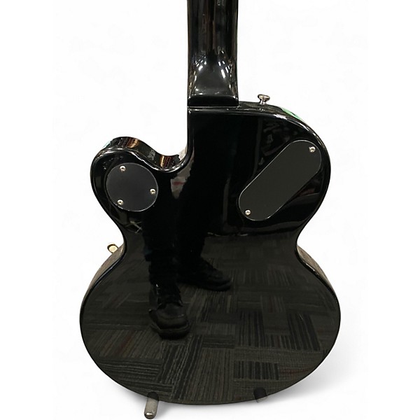 Used Epiphone flamekat Black Hollow Body Electric Guitar