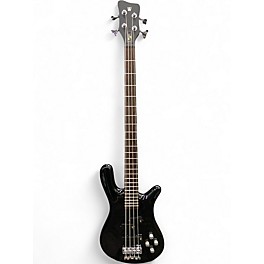 Used Warwick Streamer LX 4 String Black Electric Bass Guitar