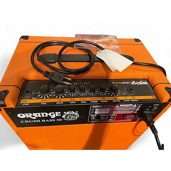 Used Orange Amplifiers crush 50 Bass Combo Amp