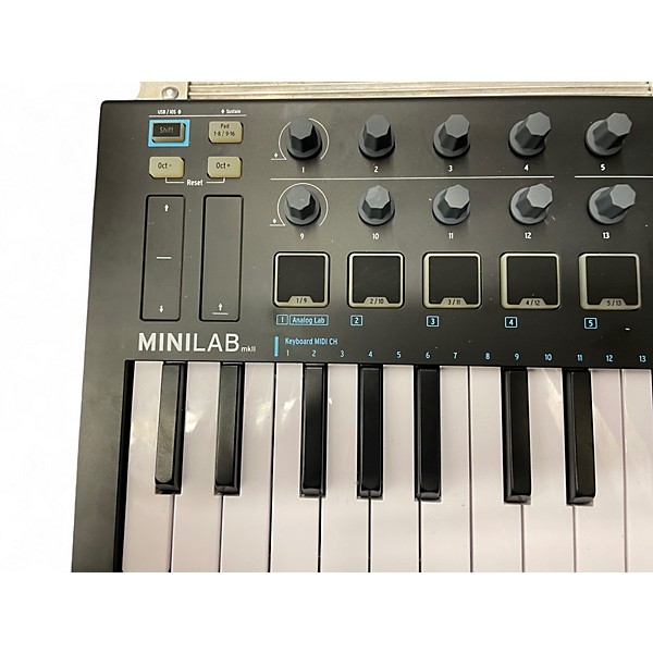 Used Arturia Minilab MKII MIDI Controller