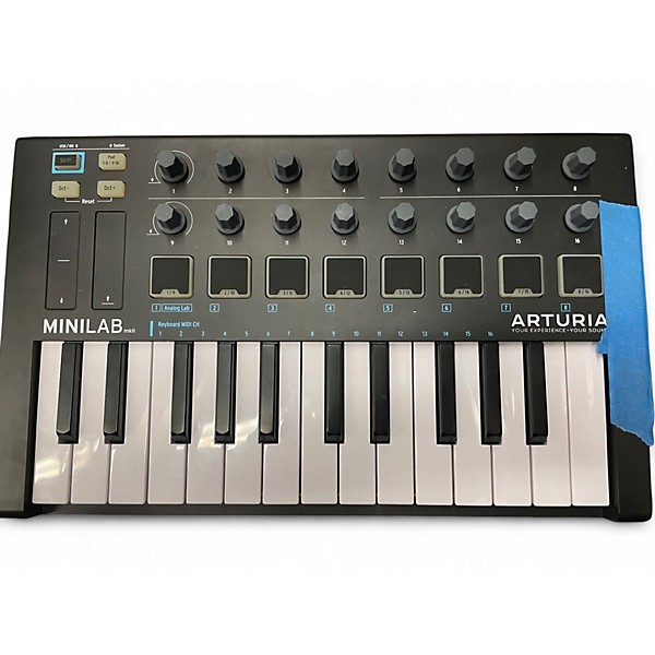 Used Arturia Minilab MKII MIDI Controller