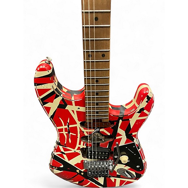 Used EVH Striped Series Frankie RED Solid Body Electric