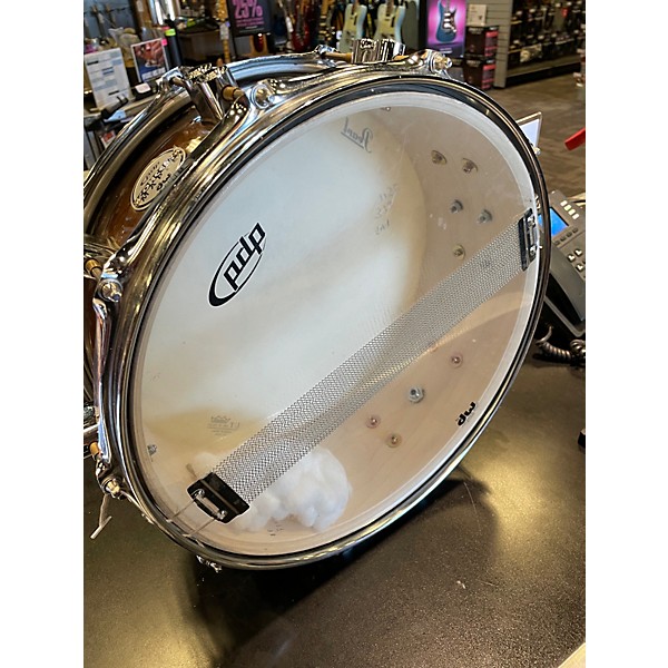 Used PDP by DW 14X5.5 Concept Series Snare Walnut to Charcoal Burst Drum