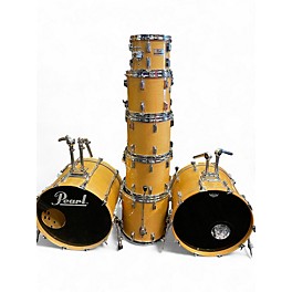 Used 1980s Pearl 7 Piece PROFESSIONAL MLX  Vintage Natural Drum Kit