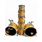 Used 1980s Pearl 7 Piece PROFESSIONAL MLX  Vintage Natural Drum Kit thumbnail