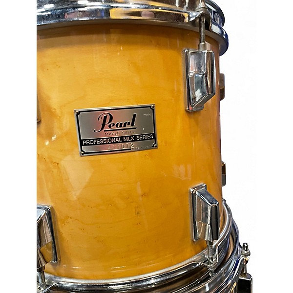 Used 1980s Pearl 7 Piece PROFESSIONAL MLX  Vintage Natural Drum Kit