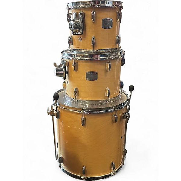 Used Yamaha 4 Piece Stage Custom Natural Drum Kit