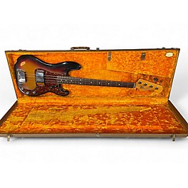 Used Fender American Precision Vintage '62 Precision Bass 3 Color Sunburst Electric Bass Guitar