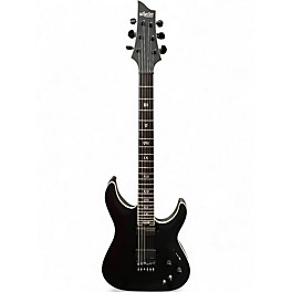 Used Schecter Guitar Research C-1 FR-S ELITE EVIL TWIN Trans Black Solid Body Electric Guitar
