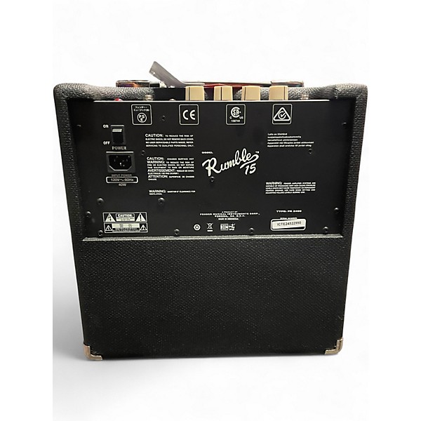 Used Fender Rumble 15 15W 1X8 Bass Combo Amp