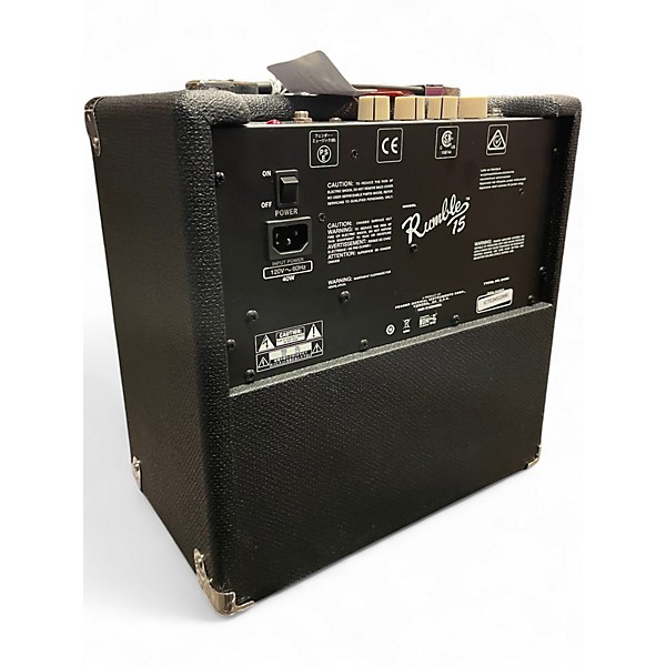 Used Fender Rumble 15 15W 1X8 Bass Combo Amp