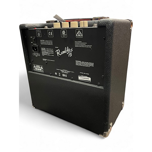 Used Fender Rumble 15 15W 1X8 Bass Combo Amp