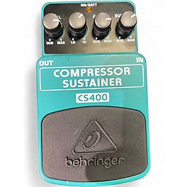 Used Behringer CS400 Compressor Sustainer Effect Pedal