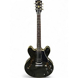 Used Gibson 1985 ES-335 DOT Black Hollow Body Electric Guitar