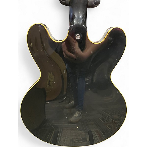 Used Gibson 1985 ES-335 DOT Black Hollow Body Electric Guitar