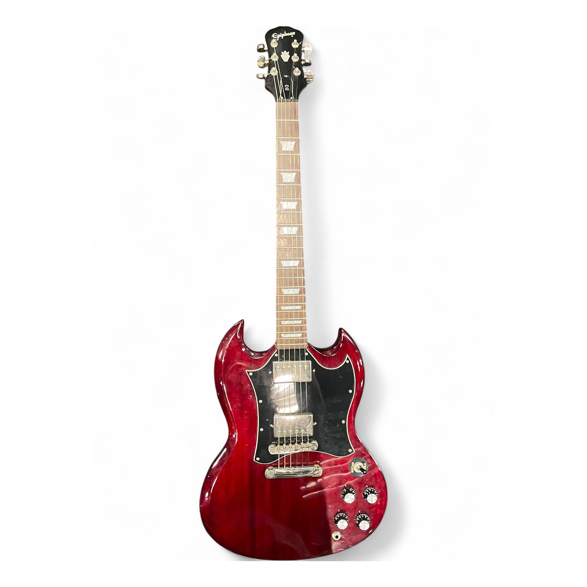Used Epiphone SG Cherry Solid Body Electric Guitar Cherry