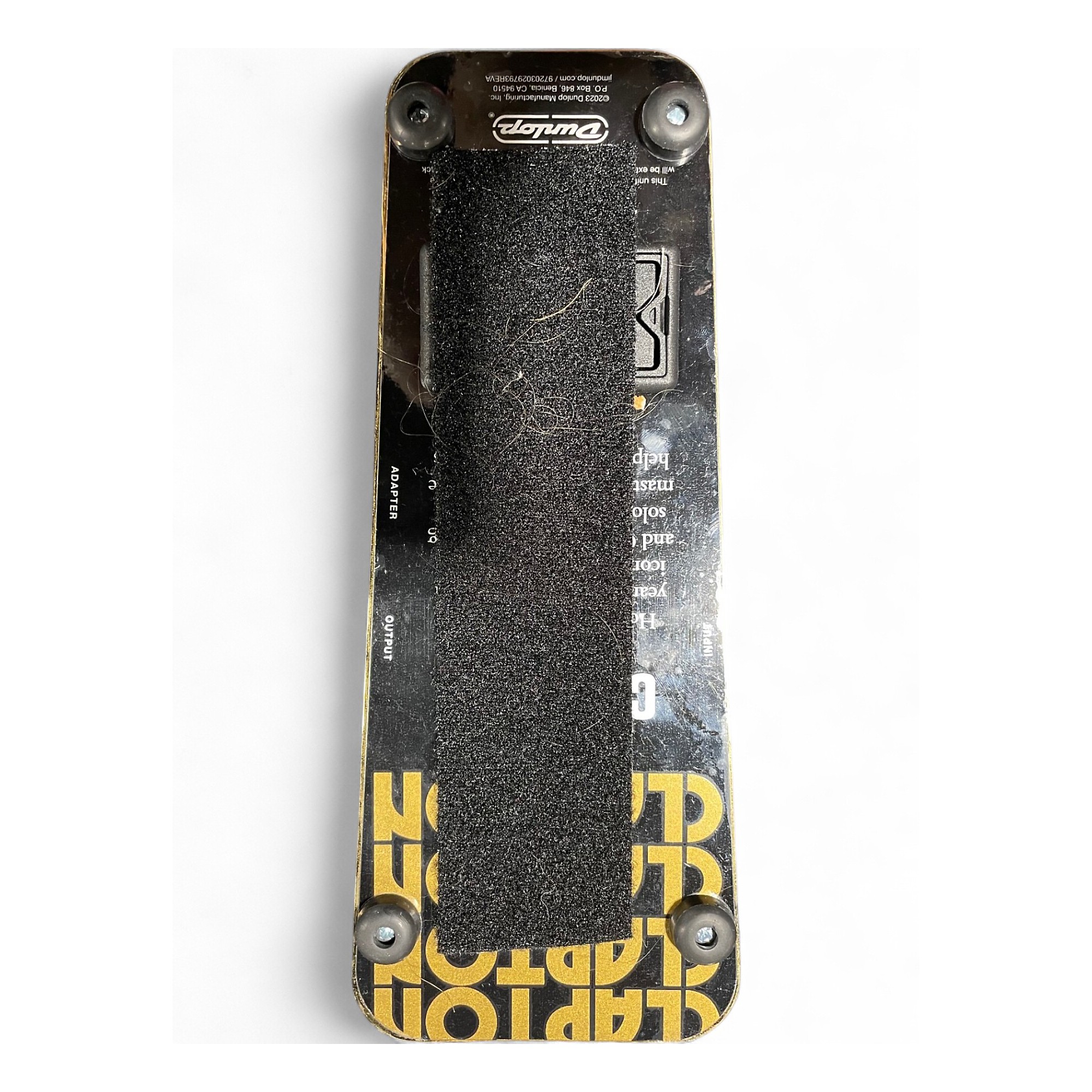 Used Dunlop EC95G Eric Clapton Cry Baby Wah Effect Pedal