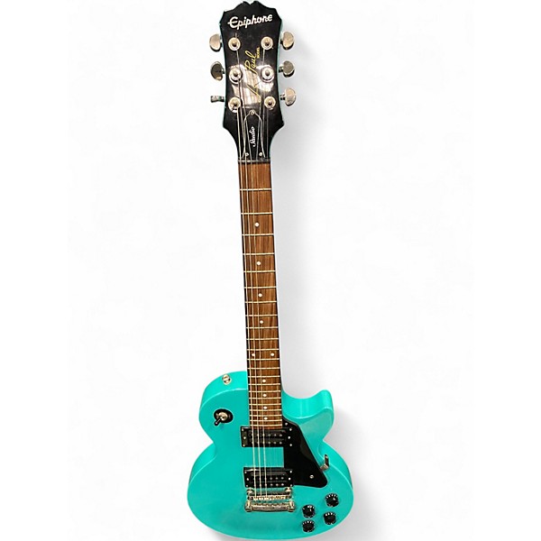 Used Epiphone Les Paul Custom TEAL Solid Body Electric Guitar