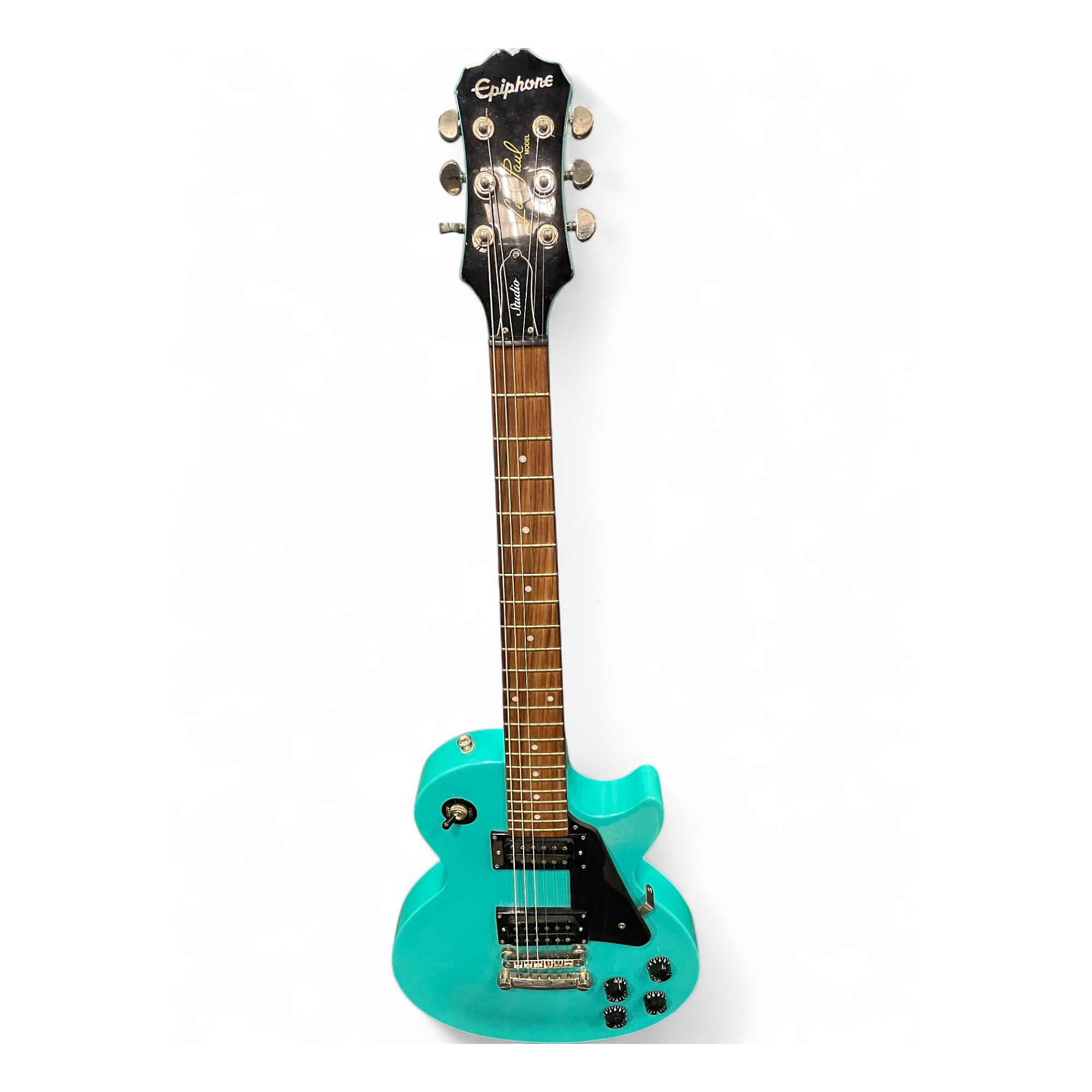 ギター Epiphone Les Paul Studio Turquoise Blue Epiphone Les Paul Studio - turquoise Single cut electric guitar
