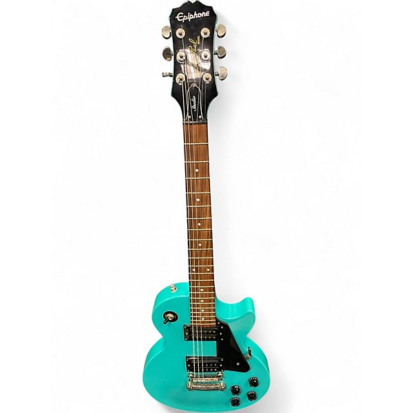 Used Epiphone Les Paul Custom TEAL Solid Body Electric Guitar