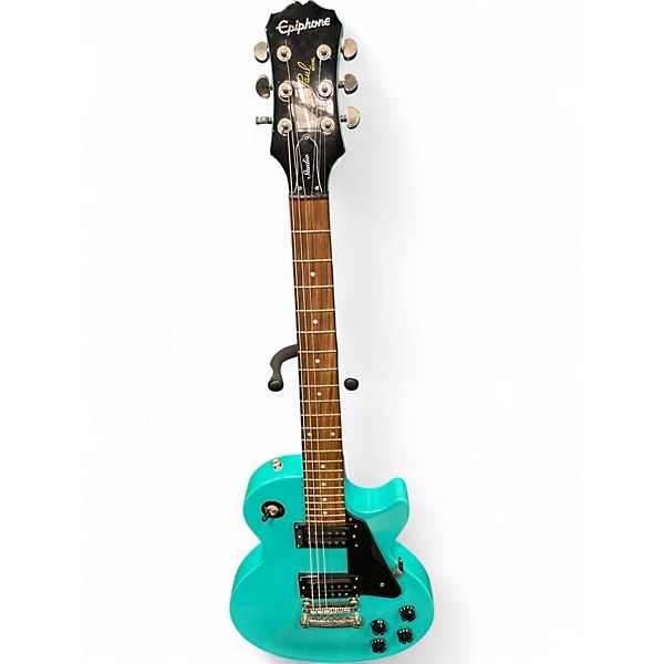Used Epiphone Les Paul Custom TEAL Solid Body Electric Guitar