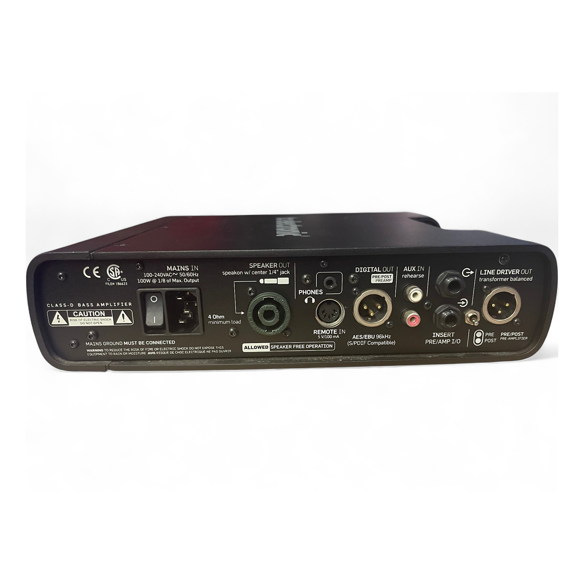 Used TC Electronic RH750 Bass Amp Head | Guitar Center