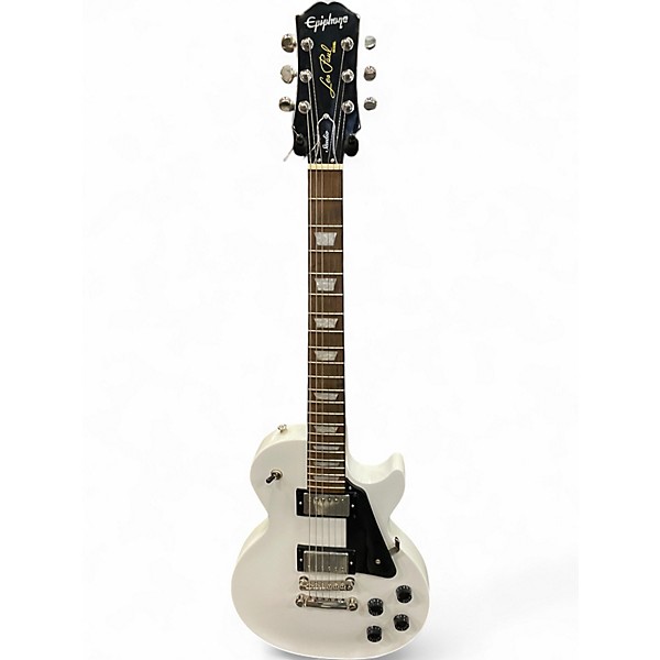 Used Epiphone Les Paul Studio Alpine White Solid Body