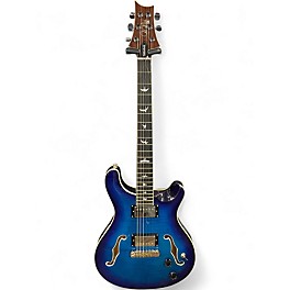 Used PRS SE Custom 22 Semi-Hollowbody Blue Burst Hollow Body Electric Guitar