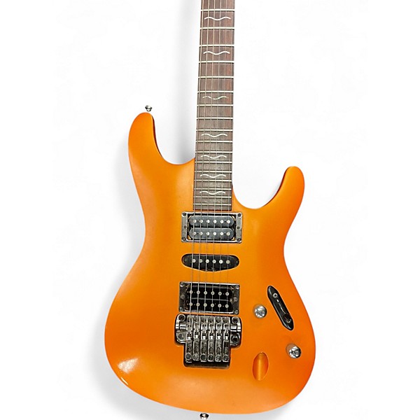 Used Ibanez S470 Metallic Orange Solid Body Electric Guitar