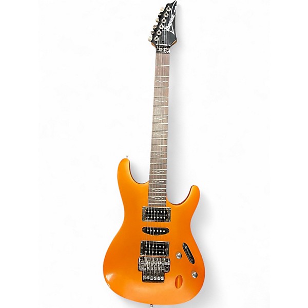 Used Ibanez S470 Metallic Orange Solid Body Electric Guitar