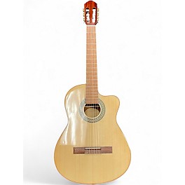 Used 2021 Lucero LC150SCE Natural Classical Acoustic Electric Guitar